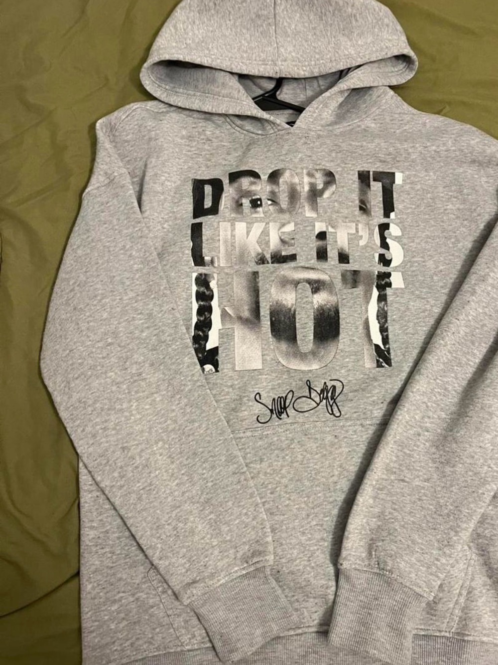 Drop It Like It's Hot Gray Graphic Hoodie - Dogg Supply by Snoop Dogg
